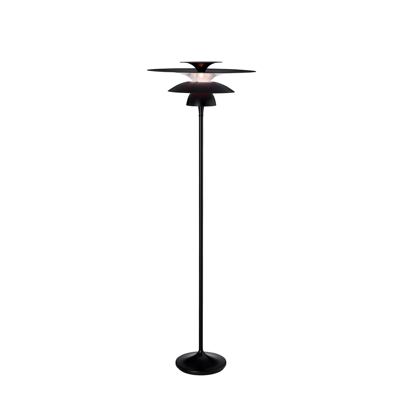 Picasso Gulvlampe Mat sort Ø50 H1490 G9 LED - Belid