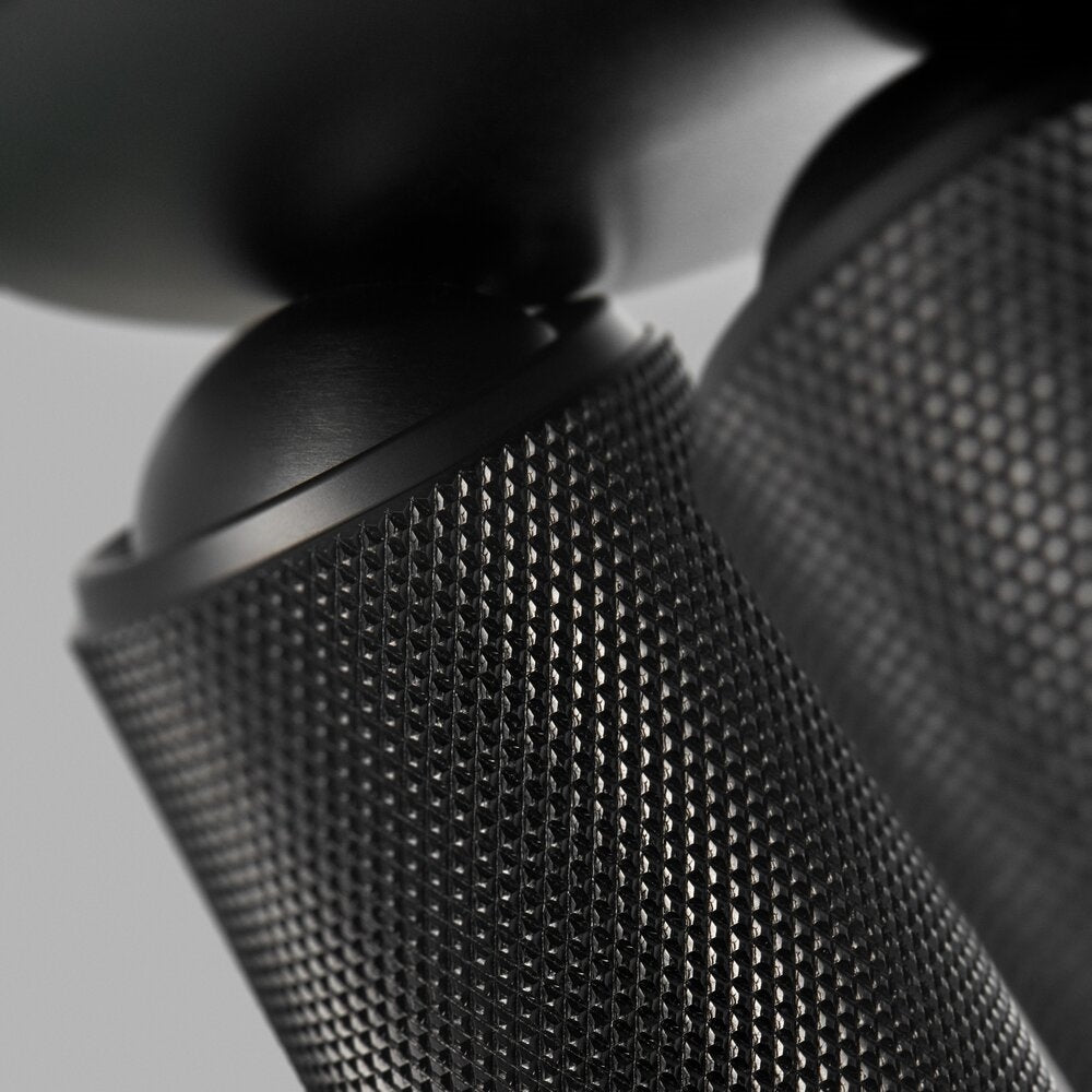 Raw 2 Spotlampe 3000K Carbon Sort