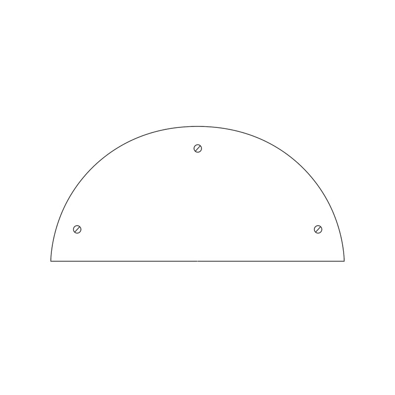 RØRHAT COVER PLATE FOR STAND GALVANIZED