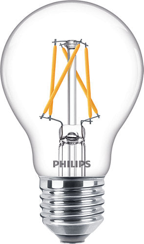 Philips dæmpbar pærer LED E27 standard i klar glas