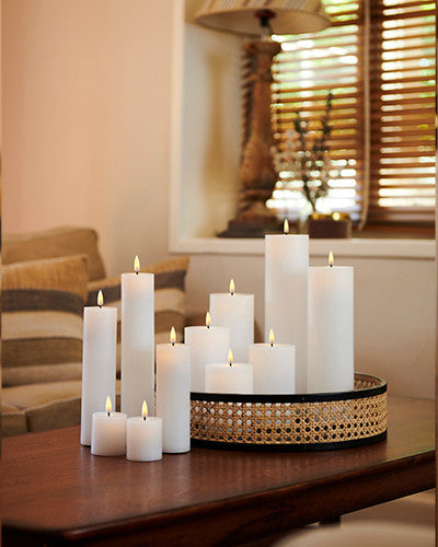 Sille Exclusive Ø7,5 x H25cm, Hvid - Indendørs Lys - Sirius Home