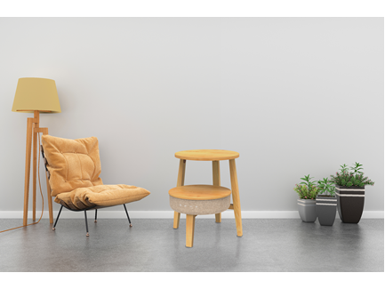 Sinox SXBT2500 Bluetooth højtaler og bord i aske træ