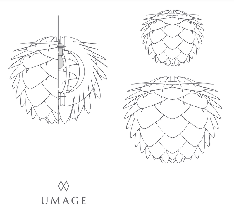 UMAGE - Silvia Mini Ø32 - Lampeskærm, Bronze