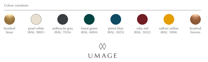 UMGAE - Aluvia Mini Ø40 Lampskærm, Petrol Blå