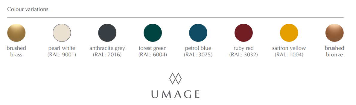 UMAGE - Aluvia Medium Ø59 Lampeskærm, Børstet Bronze