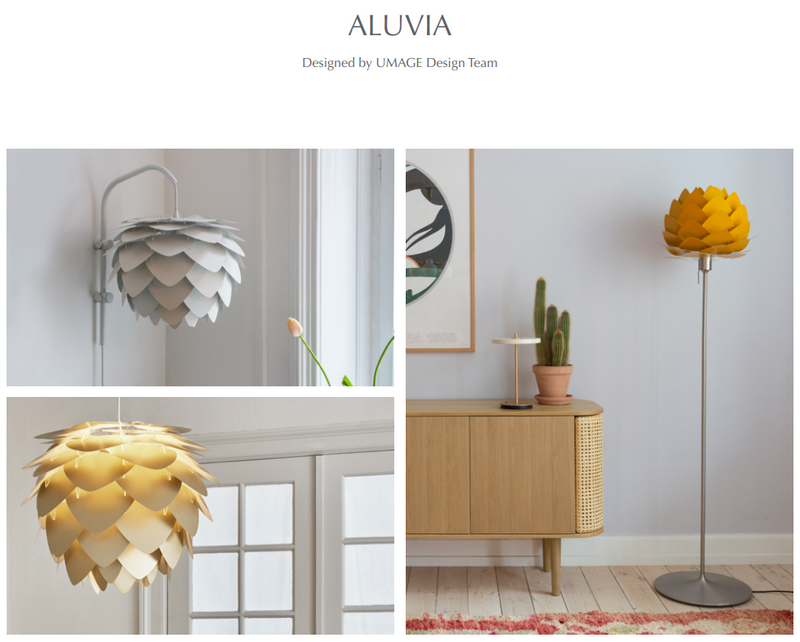 UMGAE - Aluvia Mini Ø40 Lampskærm, Petrol Blå