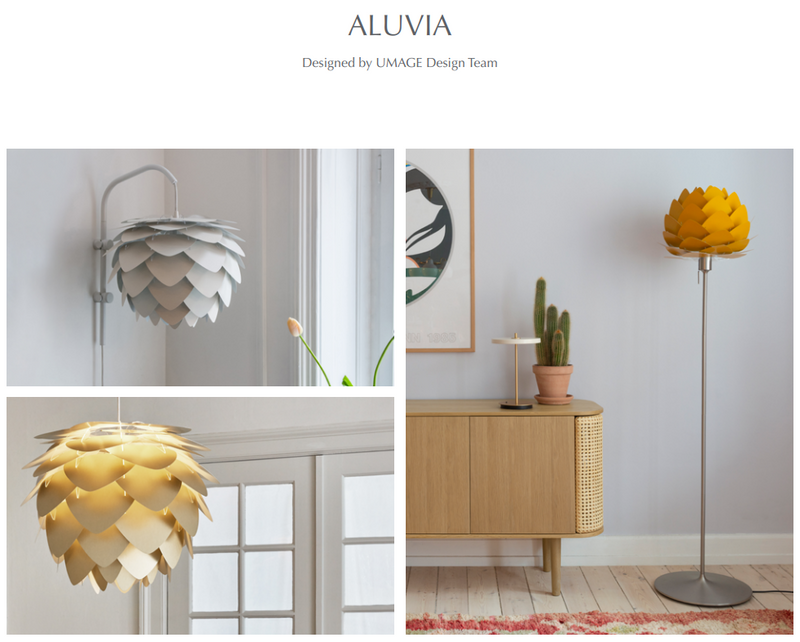 UMAGE - Aluvia Mini Ø40 Lampskærm, Petrol Blå