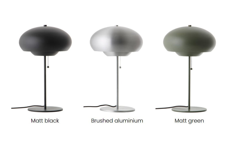 Frandsen - Champ Bordlampe Ø30, Matt Børsted Aluminium