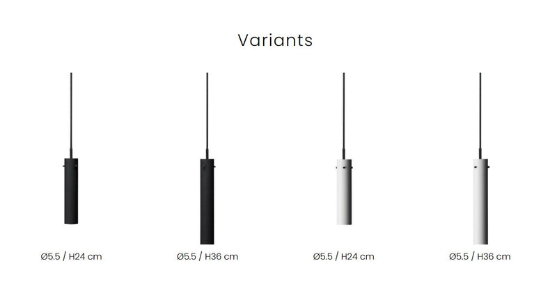 Frandsen - FM2014 Pendel Ø5.5, Mat Sort