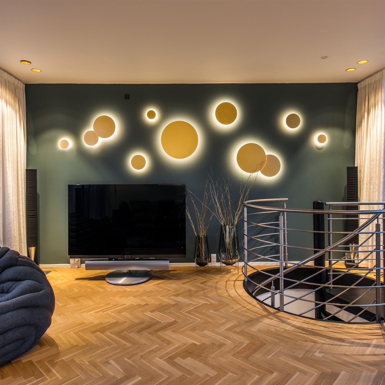 Soho W4 Væglampe 2700K-3000K Guld