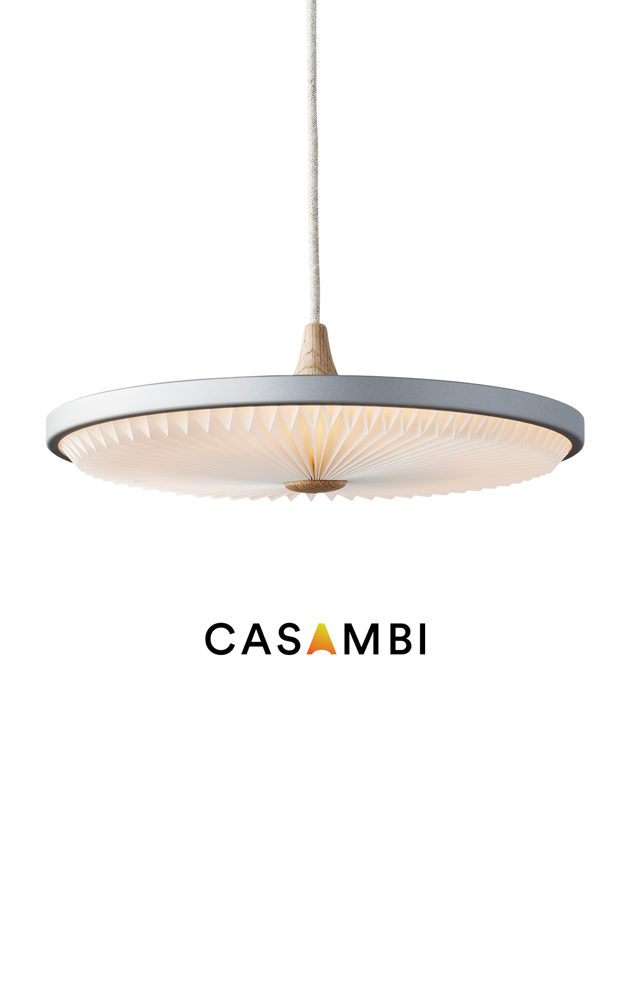 SOLEIL Small Standard Silver Cloud med CASAMBI lysdæmper - Pendel - LE KLINT - DEMO