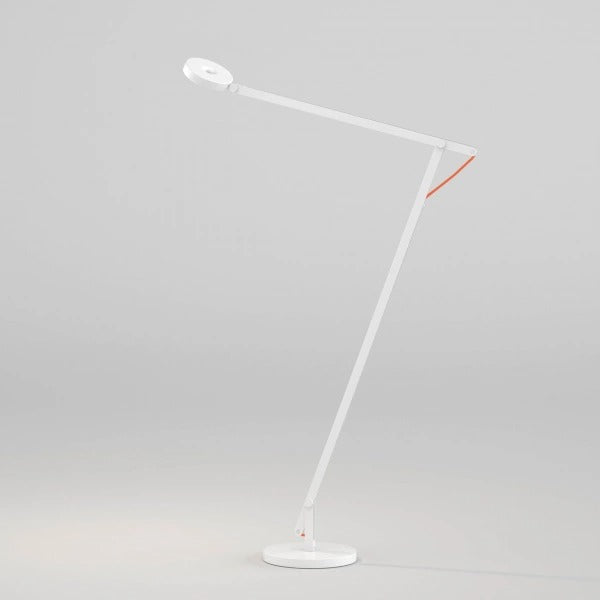 String F1 Gulvlampe hvid, orange - Rotaliana