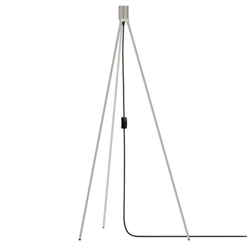 Tripod Floor Lampestander Børstet Stål - UMAGE