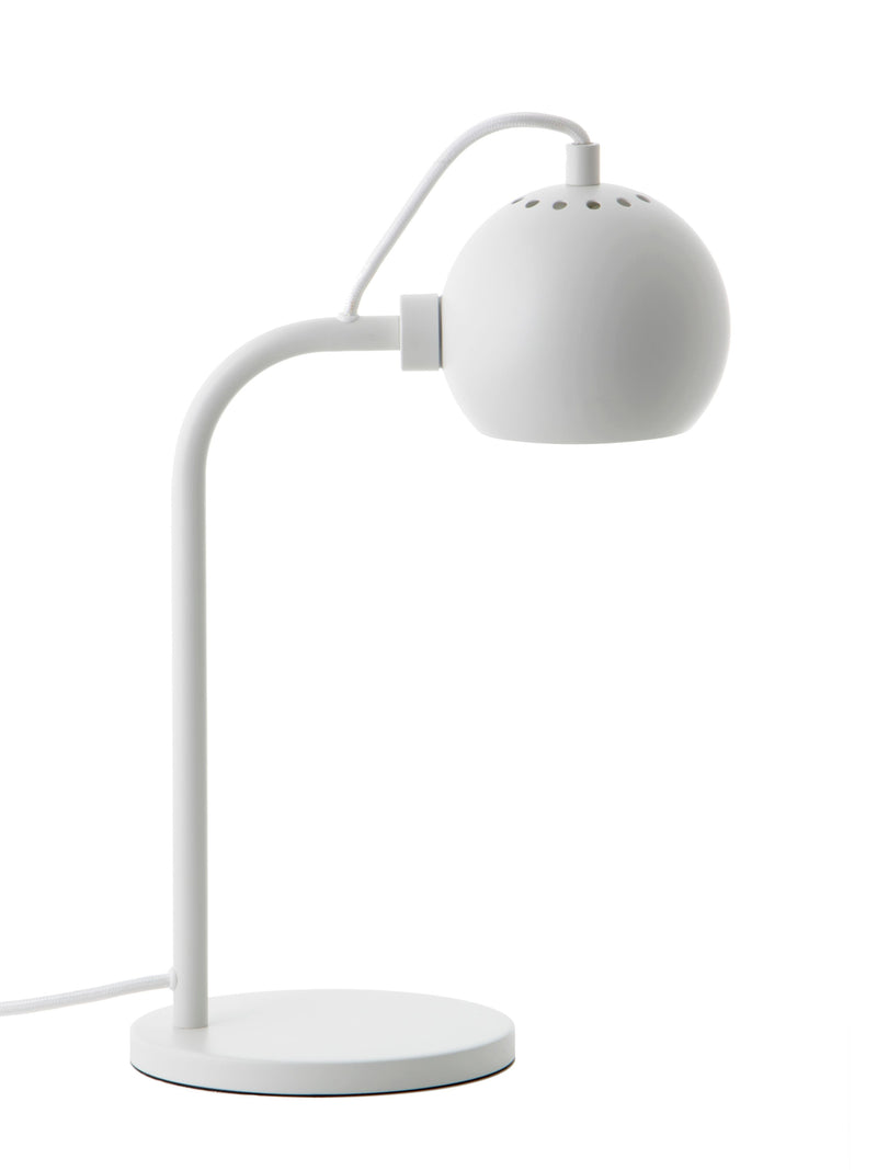 Frandsen - Ball Bordlampe Ø12 - Matt Hvid