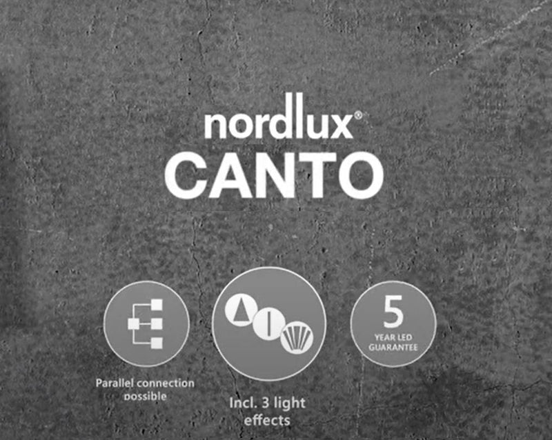 Nordlux - Canto Maxi 2 Væglampe, Grå