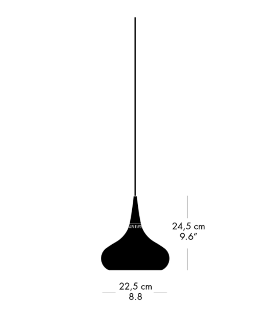 Orient™ P1 Pendel Aluminium/Egetræ