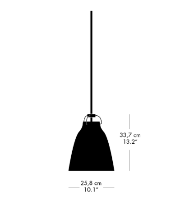 Caravaggio™ Matt P2 Pendel Grey25
