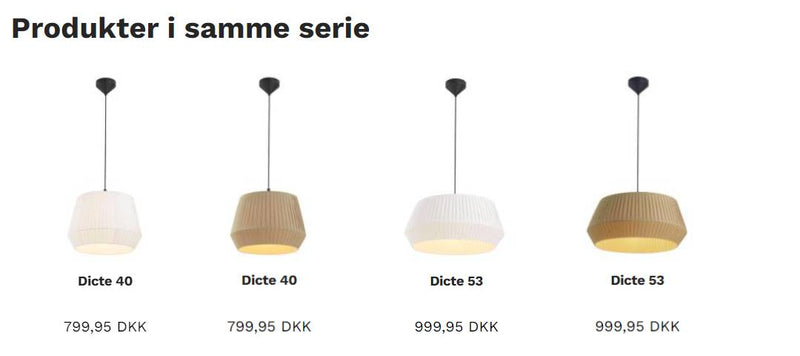 Nordlux - Dicte 53 Pendel, Hvid