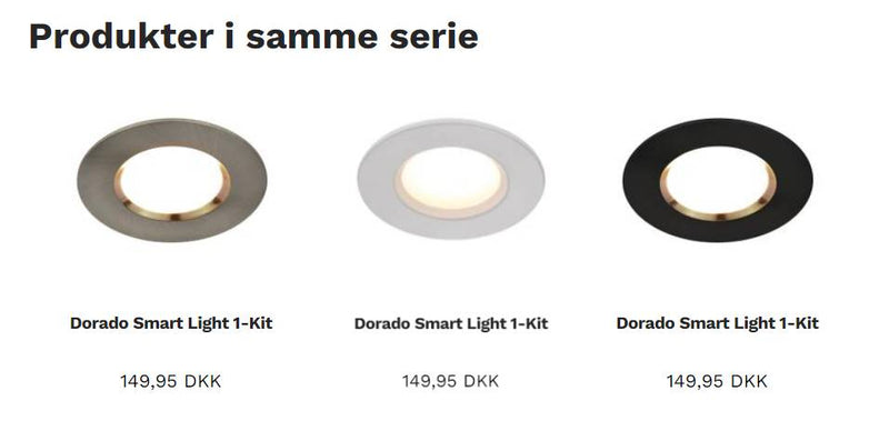 Nordlux - Dorado SMART LIGHT 1-Kit, Børstet Nikkel