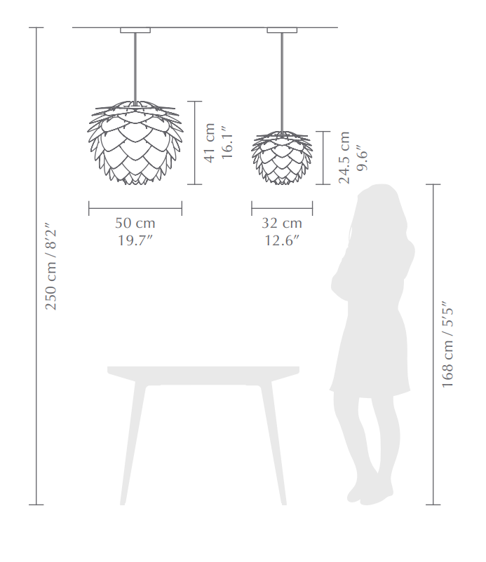 UMAGE - Silvia Mini Ø32 Lampeskærm, Kobber