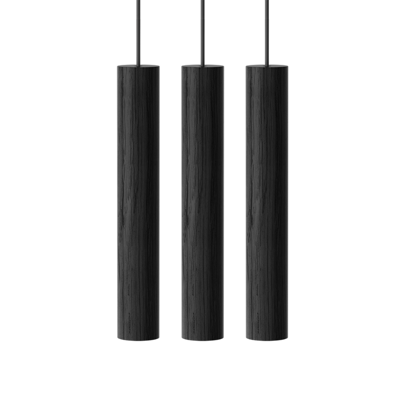 UMAGE Chimes Cluster 3 Ø3,4 Sort Egetræ - Pendel