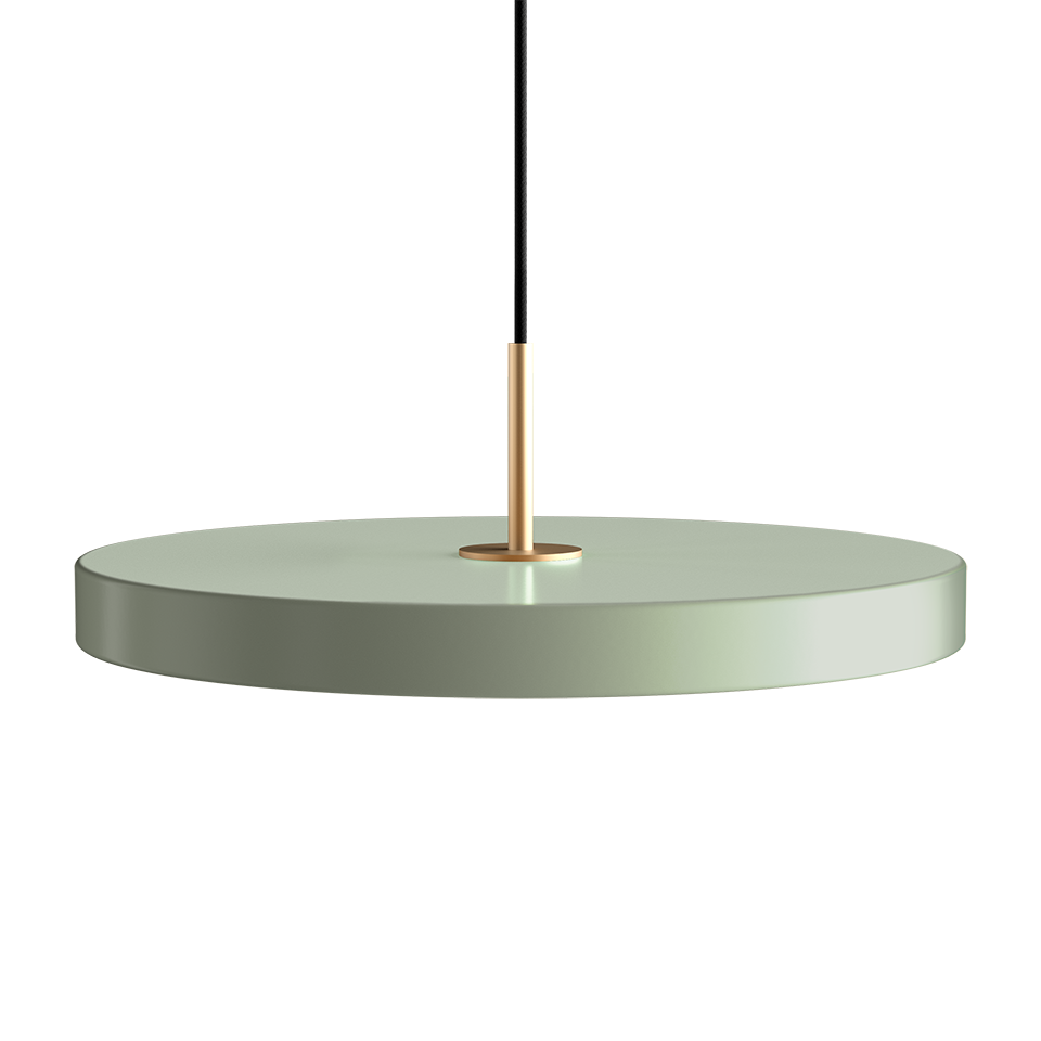 UMAGE - Asteria Medium Ø43 Pendel m. Messing Top, Oliven