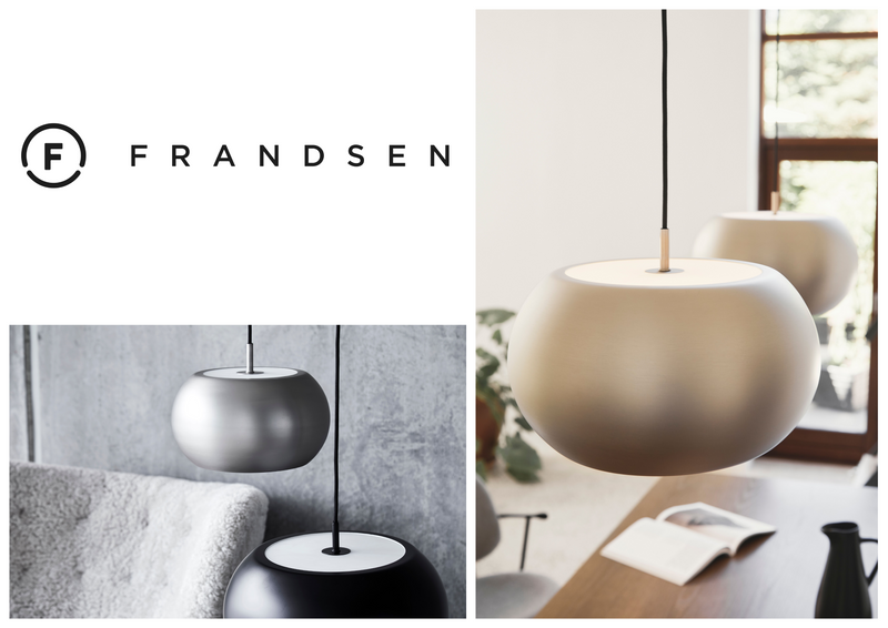 Frandsen - BF20 Pendel inkl. Baldakin Ø15, Matt Sort
