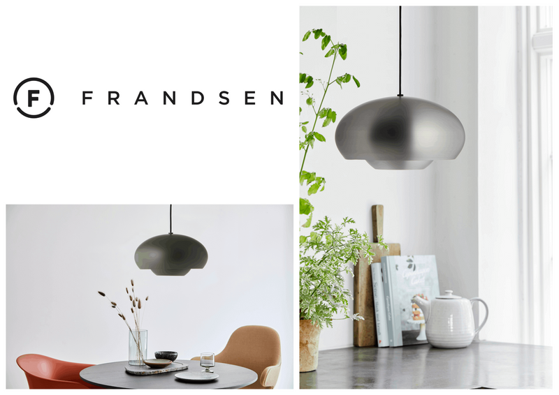 Frandsen - Champ Pendel Ø30, Børstet Aluminium
