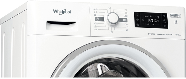 Whirlpool FWDG 971682E WSV EU N - Vaske-/tørremaskine billede 7
