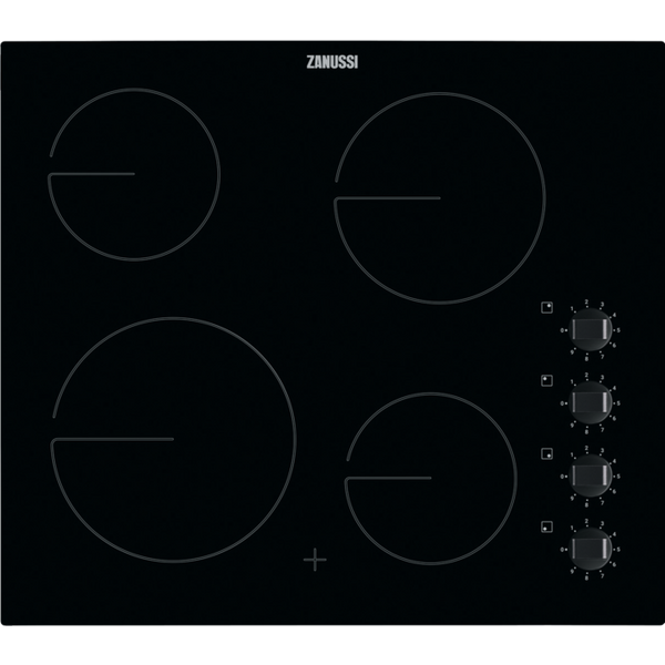 Zanussi ZHRN640K - Glaskeramisk kogeplade